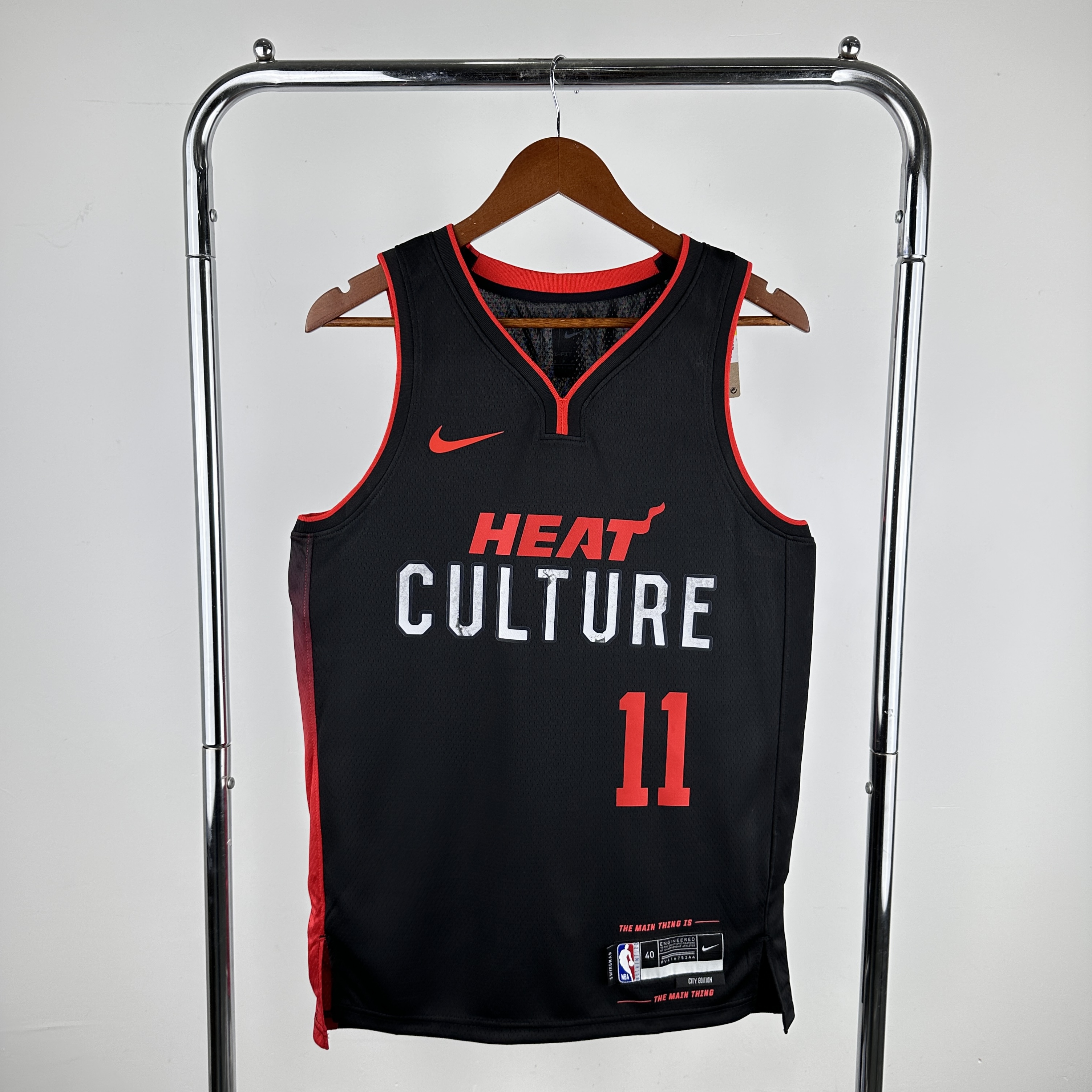 Men Miami Heat #11 Jaquez jr Black City Edition Nike 2024 NBA Jersey->youth nba jersey->Youth Jersey